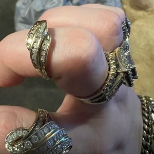 10k natural diamond ring